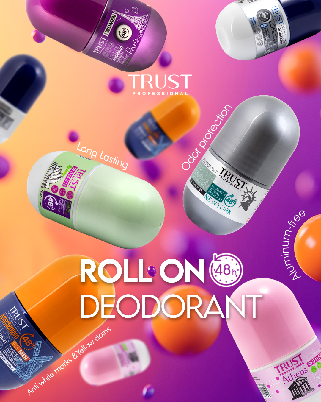 مام رول ضد عرق زنانه مدل سیدنی